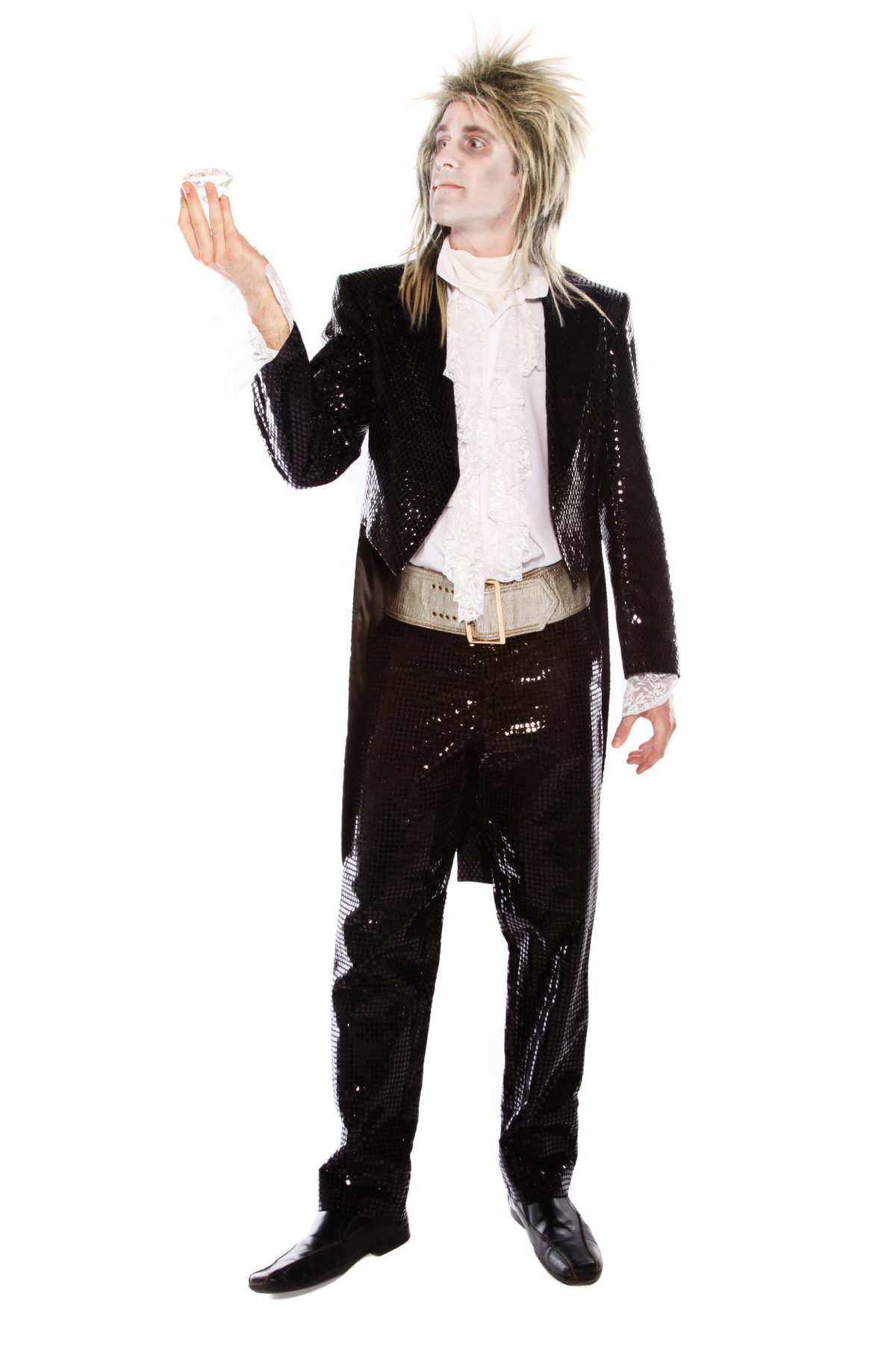 ZOMBIE LABYRINTH BLACK SEQUINNED COSTUME